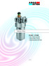 Tlakové filtry. D 042 D 062 pro vestavbu do potrubí provozní tlak do 100 bar jmenovitý průtok do 80 l/min c