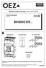 BH40NE OD-BHD-KS02. Installation, service and maintenance of the electrical equipment may be carried out by an authorized person only.