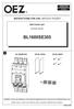 BL1600SE305 INSTRUCTIONS FOR USE, NÁVOD K POU ITÍ ENGLISH ÈESKY SWITCHING UNIT SPÍNACÍ BLOK BL1600SE305 OD-BL-KS02 OD-BL-MS01