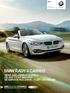 BMW ŘADY 4 CABRIO CENA ZÁKLADNÍHO MODELU OD KČ BEZ DPH SE SERVICE INCLUSIVE 5 LET / KM. BMW řady 4 Cabrio