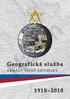 Geografická služba. Návrh ARMÁDY ČESKÉ REPUBLIKY