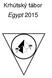 Krhútský tábor Egypt 2015