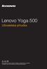 Lenovo Yoga 500. Uživatelská příručka