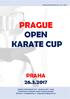 PRAGUE OPEN KARATE CUP
