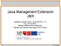 Java Managenent Extension JMX
