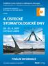 4. ÚSTECKÉ STOMATOLOGICKÉ DNY