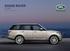 RANGE ROVER CENÍK MODELOVÝ ROK 2015