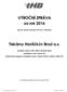 za rok 2016 Tiskárny Havlíčkův Brod a.s. dle 21 zákona číslo 563/1991 Sb. o účetnictví