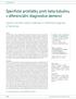 Specifické protilátky proti beta-tubulinu v diferenciální diagnostice demencí
