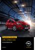 Produktové informace OPEL CORSA E VAN. Katalog příslušenství Opel.