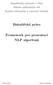 Bakalářská práce Framework pro prezentaci NLP algoritmů