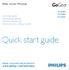 Quick start guide.  Philips GoGear MP4 player