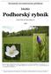 Podhorský rybník. lokality. Botanický inventarizační průzkum. Libor Ekrt & Ester Ekrtová