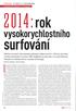 2014:rok. surfování. vysokorychlostního