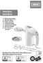 250 W. Handrührer Hand Mixer