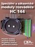 moduly rozváděče HC 144