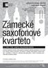 Zámecké saxofonové kvarteto / kostel sv. Anny (Anenské náměstí) jablonecké kostely otevřeny doprovodný program VSTUPNÉ DOBROVOLNÉ