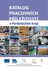 KATALOG PRACOVNÍCH PŘÍLEŽITOSTÍ v Pardubickém kraji