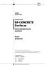 RF-CONCRETE Surfaces