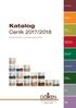 Katalog. Ceník 2017/2018. Soklové lišty a podlahové profily ČESKÁ REPUBLIKA. Lišty s jádrem. Systémové soklové lišty. Měkké soklové lišty