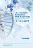 21. celostátní konference DNA diagnostiky