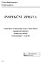 INSPEKČNÍ ZPRÁVA. Zvláštní škola a Praktická škola, Praha 2, Vinohradská 54. Vinohradská 54/920, Praha 2. Identifikátor školy: