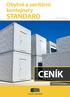 Obytné a sanitární kontejnery STANDARD. Made by CONTIMADE CENÍK.
