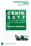 CENÍK. Provoz Sedlčany TRANSPORTBETON A ZNAČKOVÉ PRODUKTY. transportbeton.cz