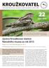 22 říjen 2016 KROUŽKOVATEL. Zpráva Kroužkovací stanice Národního muzea za rok Report on Czech Bird Ringing for 2015