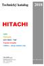 HITACHI. Technický katalog Splity Multisplity SET FREE - VRF Tepelná čerpadla Chillery - zdroje studené vody. Vaše služby s.r.o.