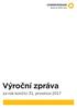 Výroční zpráva za rok končící 31. prosince 2017