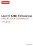 Lenovo TAB3 10 Business