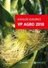 KatalÓg kukurice VP AGRO 2018
