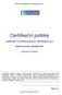 Certifikační politika vydávání kvalifikovaných certifikátů pro elektronické pečetě SK