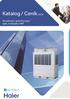 Katalog / Ceník Klimatizační jednotky typu Split, multisplit a VRF