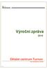 Str. 1. Výroční zpráva. Dětské centrum Turnov. Marie Macháčková, ředitelka. Str. 1