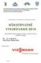 NÍZKOTEPLOTNÉ VYKUROVANIE 2014