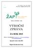 VÝROČNÍ ZPRÁVA ZA ROK Sponzoři a dárci roku Ne, nebojte se zimy. Ani chladu. Jen mrazu v lidských očích bez hoře.