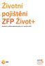 Životní pojištění ZFP Život+ Sazebník a přehled poplatků platný od 1. prosince 2016