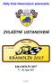 Rally Klub Historických automobilů ZVLÁŠTNÍ USTANOVENÍ KRAMOLÍN října 2017