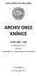ARCHIV MĚSTA ÚSTÍ NAD LABEM ARCHIV OBCE KNÍNICE (1790) Inventář číslo AP 279 NAD 420