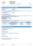 : BENTA 480 SL. Bezpečnostní list dle směrnice (ES) č. 453/2010 Datum vydání: Datum zpracování: : Verze: 1/CZ