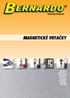 MAGNETICKÉ VRTAČKY MD 4055 MD 4055 A MD 5075 VA MD 5075 MD 5075 V TPC 2000 MD 6075 S MD 1000 TPC 3000