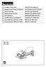 BPJ140 BPJ180. GB Cordless Plate Joiner INSTRUCTION MANUAL. PL Frezarka do fug INSTRUKCJA OBS UGI. RO Ma in de frezat nuturi MANUAL DE INSTRUC IUNI