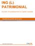 ING (L) PATRIMONIAL. Société d'investissement à Capital Variable. Neauditovaná pololetní výroční zpráva