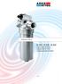 Tlakové filtry. D 162 D 232 D 332 pro vestavbu do potrubí provozní tlak do 63 bar jmenovitý průtok do 350 l/min c