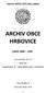 ARCHIV OBCE HRBOVICE