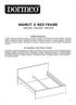 MAMUT II BED FRAME. 140x200, 160x200, 180x200 USER MANUAL