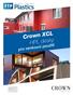Crown XCL HPL desky pro venkovní použití
