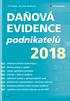 Jiří Dušek, Jaroslav Sedláček. DAŇOVÁ EVIDENCE podnikatelů